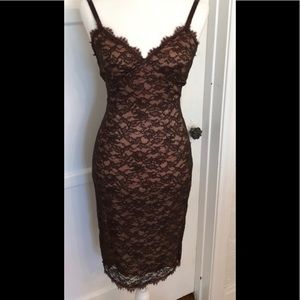 Rebecca Taylor Gorgeous Chocolate Lace Slipdress